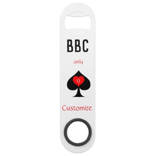 BBC専用ブレードスペード記号Thunder_Cove スピード栓抜き (正面)