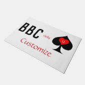 BBC専用ブレードスペード記号Thunder_Cove ドアマット (アングル)