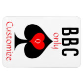 BBC専用ブレードスペード記号Thunder_Cove マグネット (横)