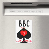 BBC専用ブレードスペード記号Thunder_Cove マグネット (インサイチュ (食洗機))