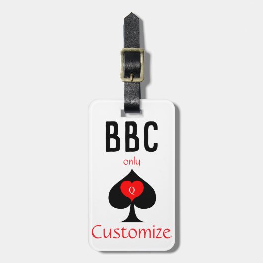 BBC専用ブレードスペード記号Thunder_Cove ラゲッジタグ (正面縦)