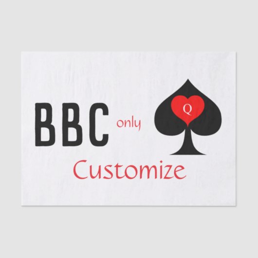 BBC専用ブレードスペード記号Thunder_Cove 薄葉紙 (正面)