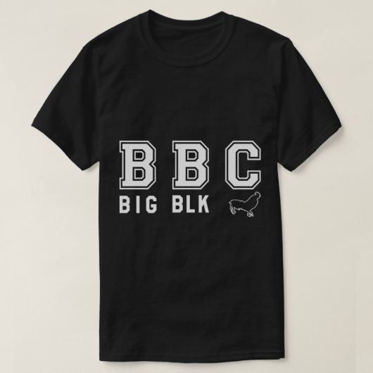 BBC (ビッグブラックのルースター_) Tシャツ (デザイン正面)