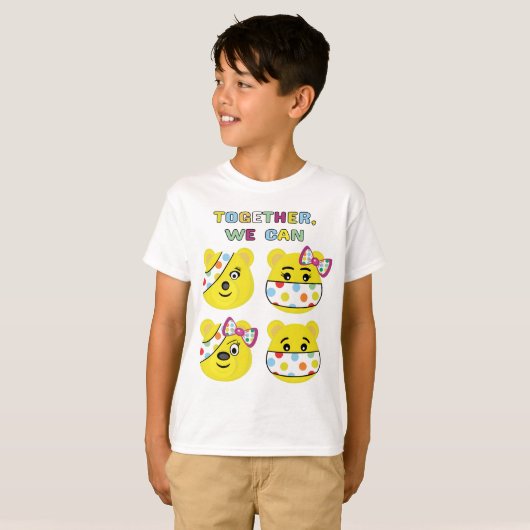 BBC Children in Need - Pudsey bear T-Shirt Tシャツ (正面フル)