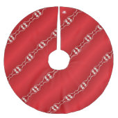 BBE - ホリデーツリースカート - カスタマイズ ブラッシュドポリエステルツリースカート (正面)