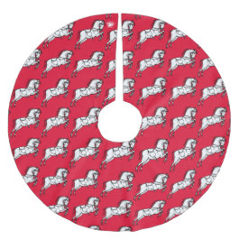 BBE – ホースホリデーツリースカートカスタマイズ-  ブラッシュドポリエステルツリースカート