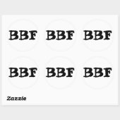 BBF, 最高の Friends Forever, Set of Stickers ラウンドシール (シート)