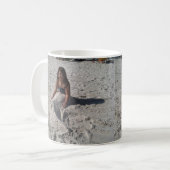 bbillipsによるビーチの小さい人魚 コーヒーマグカップ (正面左)