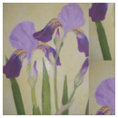 bbillipsによる紫色のアイリス ファブリック (クローズアップ)