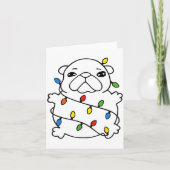 Bble Meme Christmas Funny I Am Bble Wash My Belly  カード (正面)