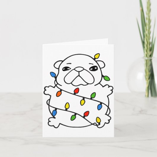 Bble Meme Christmas Funny I Am Bble Wash My Belly  カード (正面)