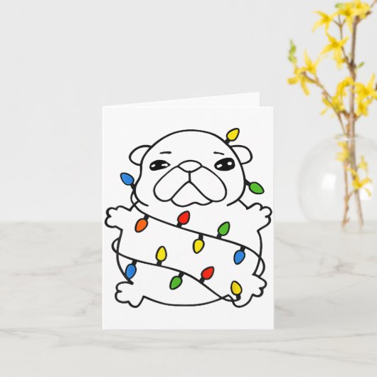 Bble Meme Christmas Funny I Am Bble Wash My Belly  カード (黄色い花)