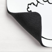 Bble Meme Funny Dog Brainrot Wash My Belly Meme  マウスパッド (コーナー)