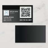 BBMのバーコードの名刺 名刺 (正面/裏面)