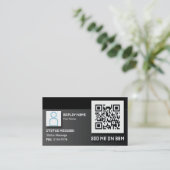 BBMのバーコードの名刺 名刺 (スタンド正面)