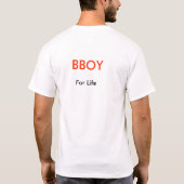 BBOYがあって下さい Tシャツ (裏面)