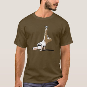 BboyのスタンスのTシャツ Tシャツ