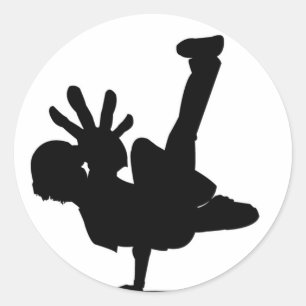 BBOYのステッカー ラウンドシール
