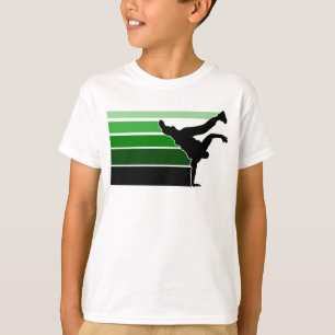 BBOYの勾配のgrn blkの子供 Tシャツ