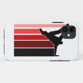 BBOYの勾配赤またはblkのiPhone 5の場合 Case-Mate iPhoneケース (裏面(横))
