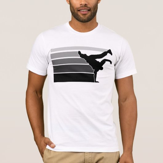 BBOYの勾配gry blk Tシャツ (正面)