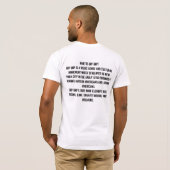 Bboyはまたは死にます! Tシャツ (裏面フル)