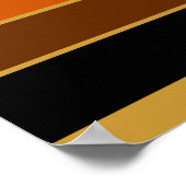 BBOYグラデーションまたはホワイトポスター ポスター (角)