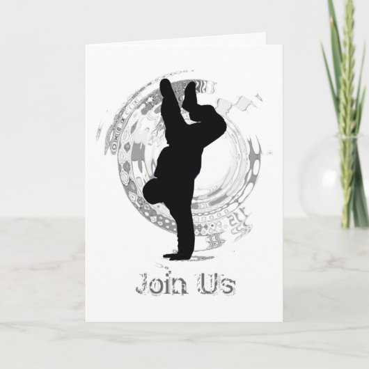 BBOYダンス 招待状 (正面)