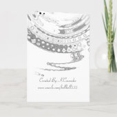 BBOYダンス 招待状 (裏面)