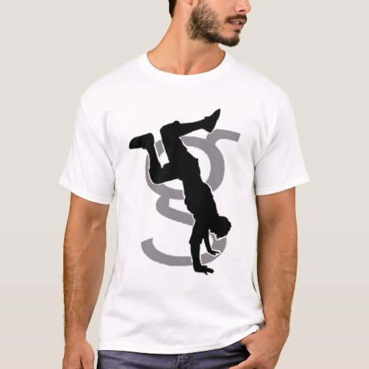 BBoy Breakdanceのロゴのワイシャツ#1 Tシャツ (正面)