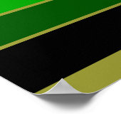 BBOY gradient grn wht poster ポスター (角)