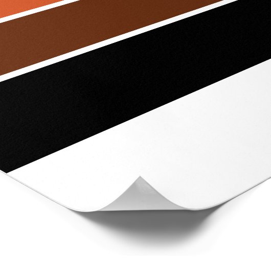 BBOY gradient orgn blk poster ポスター (角)