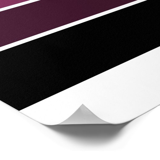 BBOY gradient prpl blk poster ポスター (角)