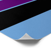 BBOY gradient prpl wht poster ポスター (角)