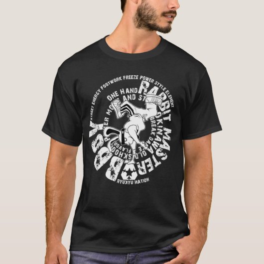 bboy rabbit tシャツ (正面)