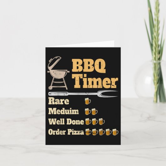 Bbqおもしろいタイマグリル カード (正面)