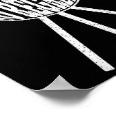 Bbqおもしろいミートスウェート後悔なしClic Carbique Gri ポスター (角)