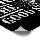 Bbqおもしろい喫煙者 – 私は良い物Bbqを吸う ポスター (角)