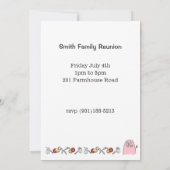 BBQおもしろい招待状 招待状 (裏面)