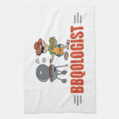 BBQおもしろい キッチンタオル (縦)