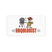 BBQおもしろい ラベル (正面)