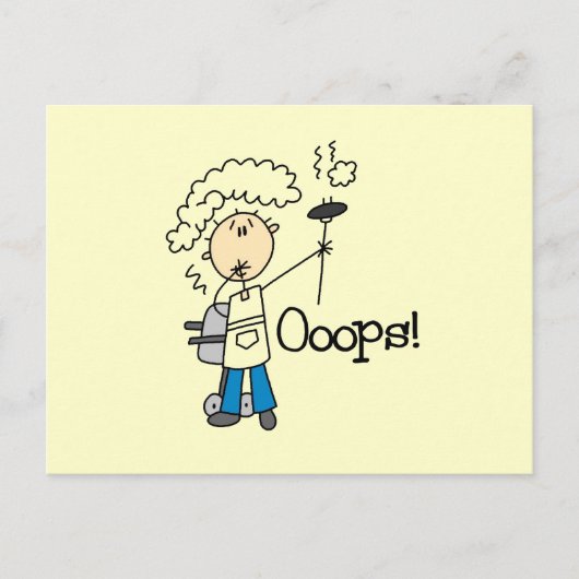 BBQが悪くなった ポストカード (正面)