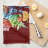 BBQとグリル キッチンタオル (四つ折り)