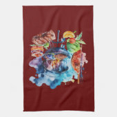 BBQとグリル キッチンタオル (縦)