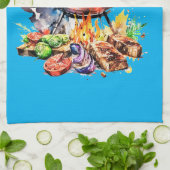 BBQとグリル キッチンタオル (折り畳み)