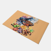 BBQとグリル ドアマット (アングル)