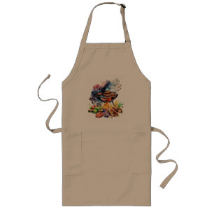 BBQとグリル ロングエプロン