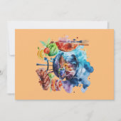 BBQとグリル 招待状 (正面)