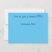 BBQのお誘い 招待状 (裏面)