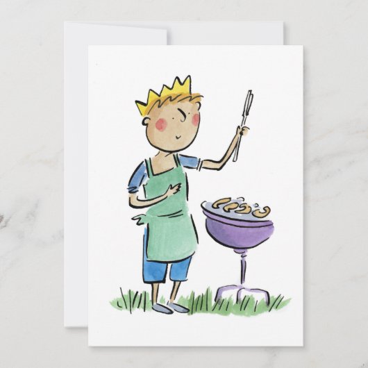 BBQのキング 招待状 (正面)